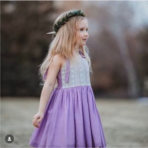 Well Dressed Wolf Purple Party Celebration Dress 2T